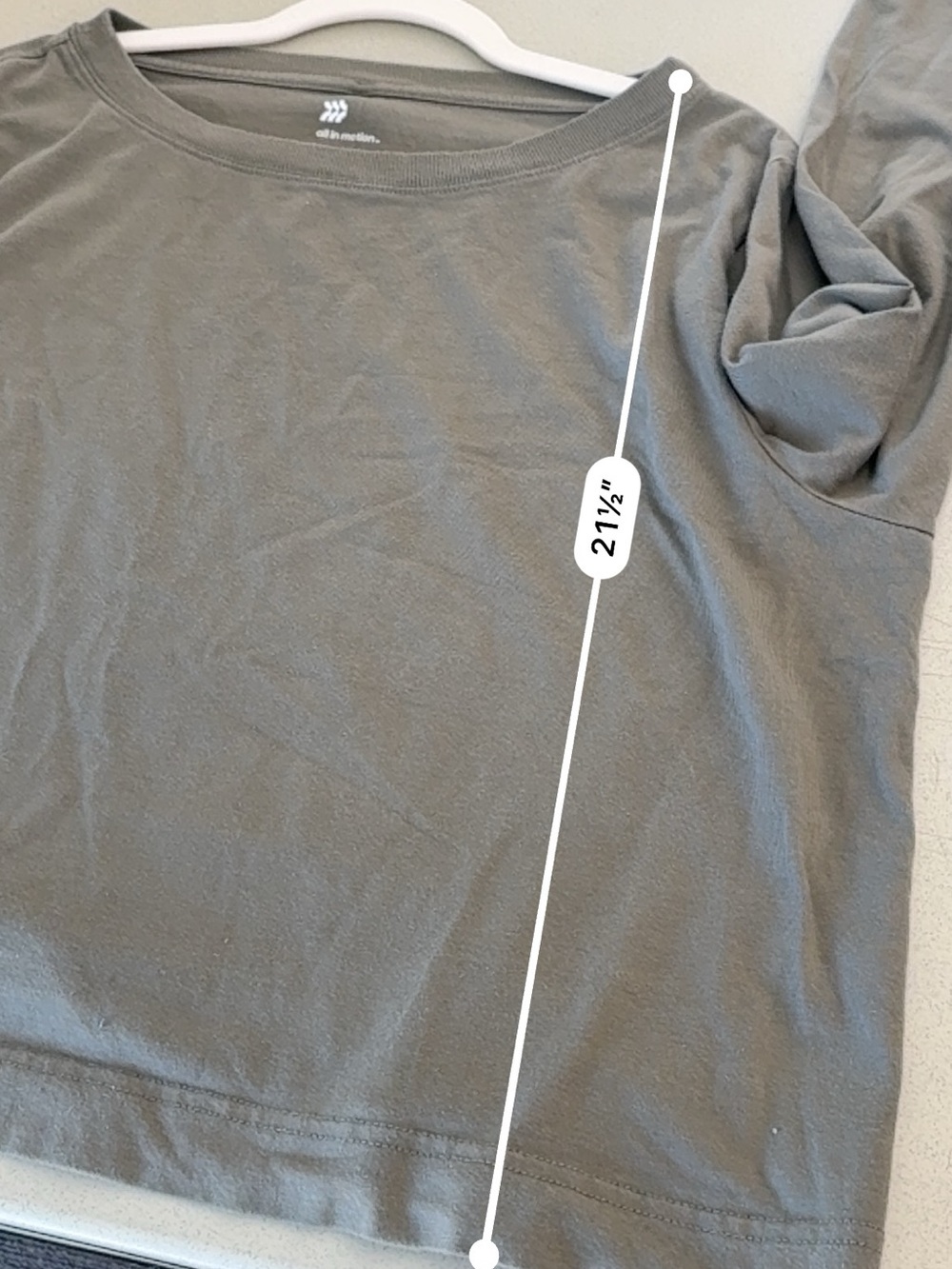 All In Motion Green Modal‎ Blend
Cropped LS Top Women's Lg
Thumbholes Athleisure - Picture 5 of 5
